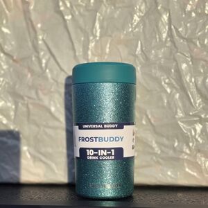 FrostBuddy Universal 10-in-1 Drink Cooler Teal Glitz